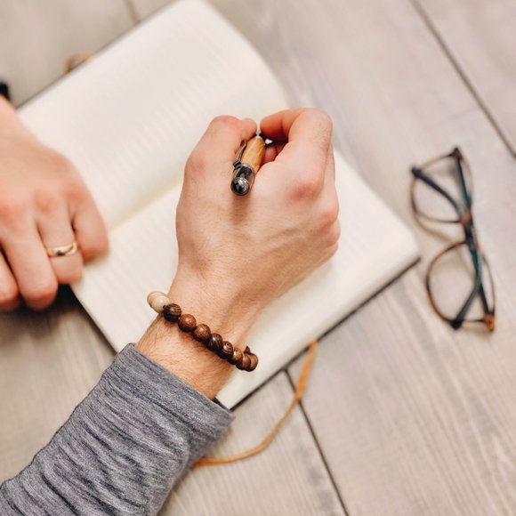 Wood Bead Bracelet - Picture 3 of 3
